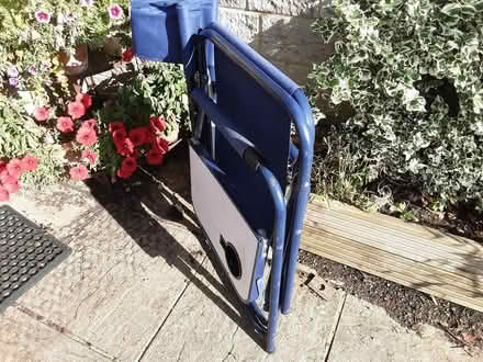 Photo of free Folding directos chair with table (Ston Easton BA3) #1