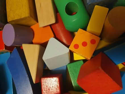 Photo of free Box of wooden bricks (Manor Road N17) #2