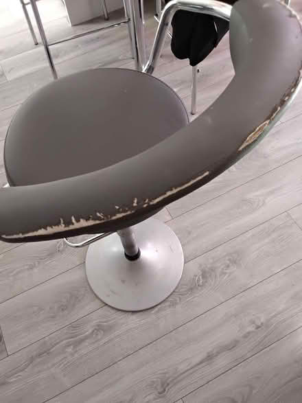 Photo of free Two grey bar stools (Carnforth LA5) #1