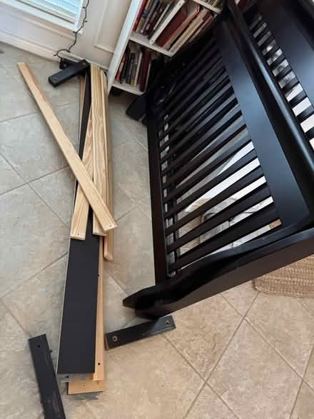 Photo of free Full size bed frame (75115) #1