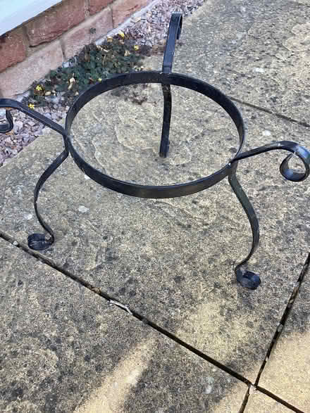 Photo of free Wrought iron plant holder (Hackney Cross WR13) #2