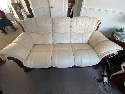 Photo of free Leather 3 piece suite (CV2) #1