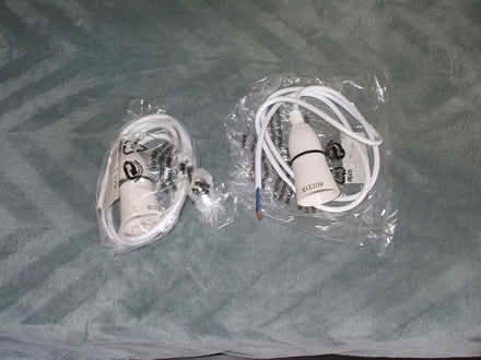 Photo of free 2 pendulum light fittings (Five Ways B15) #1