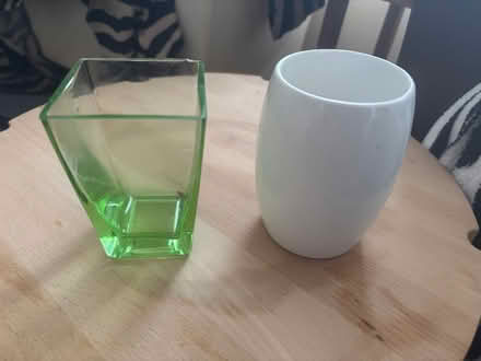 Photo of free 2 X small vases/pencil holders/toothbrush holders (Lemsford AL8) #1