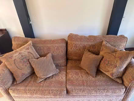 Photo of free Sofa - three seater (RG20 5NL) #1