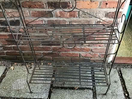 Photo of free Reclaimed wrought iron plant display stand (Alderley Edge SK9) #4