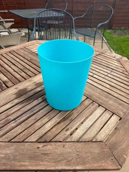 Photo of free Blue/turquoise plastic bin (Warners End HP1) #1