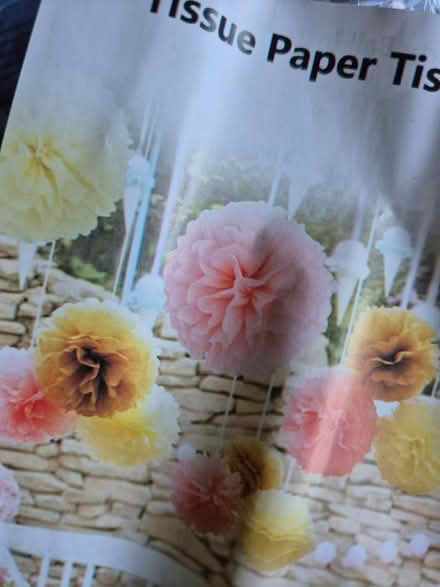 Photo of free Paper decorations in blue (Chiseldon, SN4) #2
