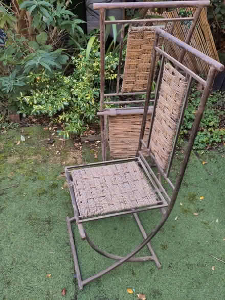 Photo of free Iron-framed Garden chairs (Jesmond) #1