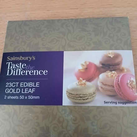 Photo of free Edible gold leaf (Bradford on Avon BA15) #1