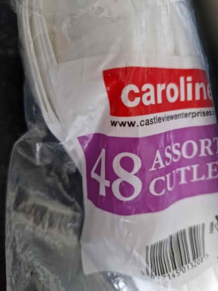 Photo of free 48 piece plastic cutlery set new (Kingston upon Thames, KT3) #2