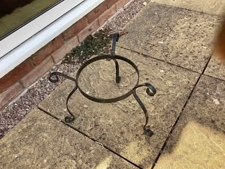 Photo of free Wrought iron plant holder (Hackney Cross WR13) #1