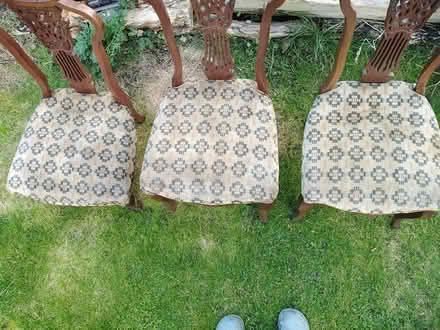 Photo of free Carved wood Victorian chairs (Kirkstall, Leeds LS5) #4