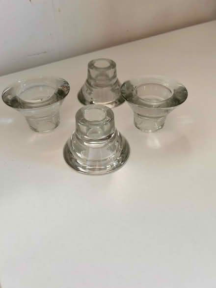 Photo of free Glass candle holders (Brentwood CM14) #1