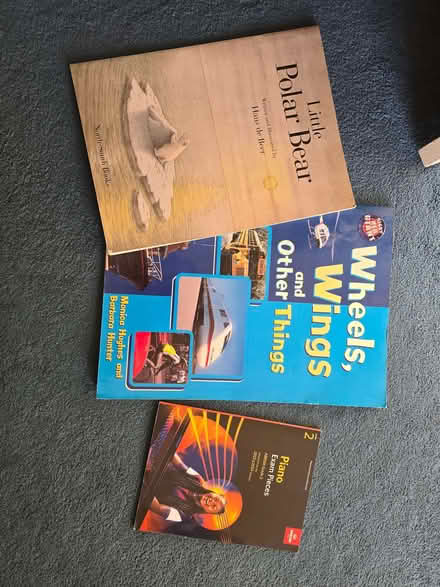 Photo of free 2 large childtens story books (A4 piano book for scale) (Kennington OX1) #1
