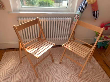 Photo of free 2 folding chairs (Penylan CF23) #1