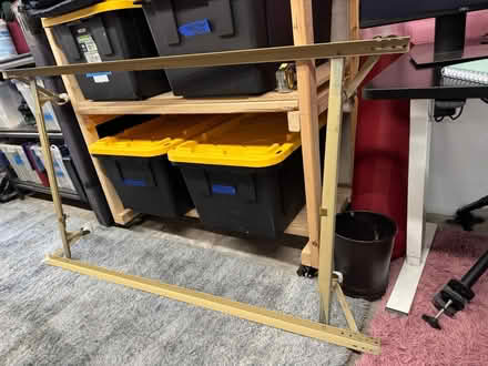 Photo of free Metal bed frame- full or twin (alameda) #1