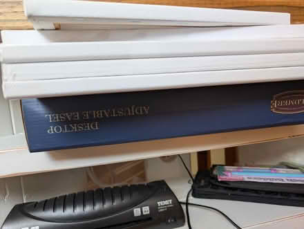 Photo of free Desktop adjustable easel and canvases (Hornby LA2) #1
