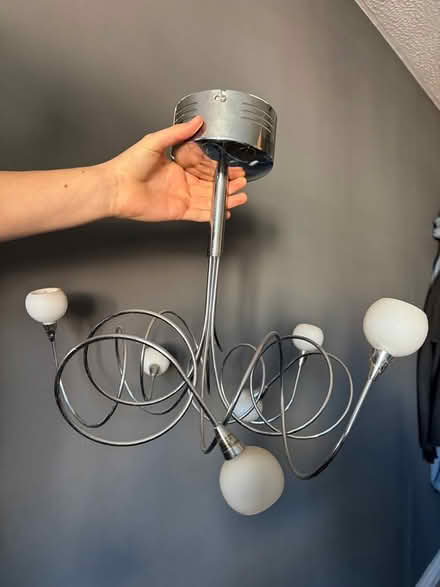 Photo of free Metal ceiling light (Kippax LS25) #2