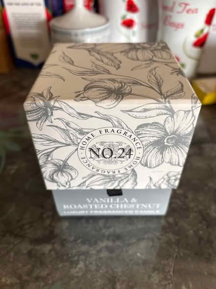 Photo of free Vanilla & roasted chestnut candle in a box (Far Bletchley MK3) #1