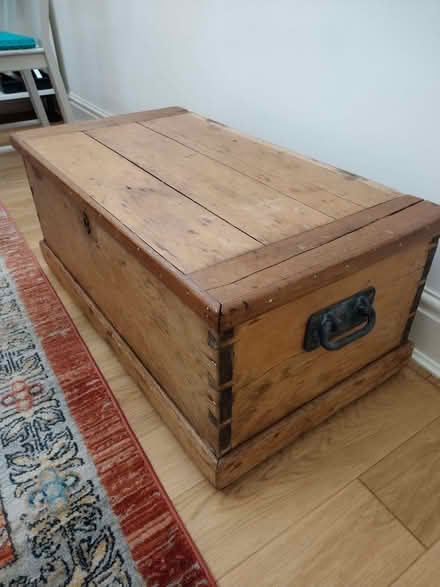Photo of free Wooden storage chest (Barnard's Green WR14) #2
