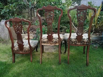 Photo of free Carved wood Victorian chairs (Kirkstall, Leeds LS5) #2