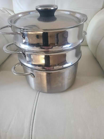 Photo of free 2 tier hob vegetable etc steamer (South Reading RG2) #1