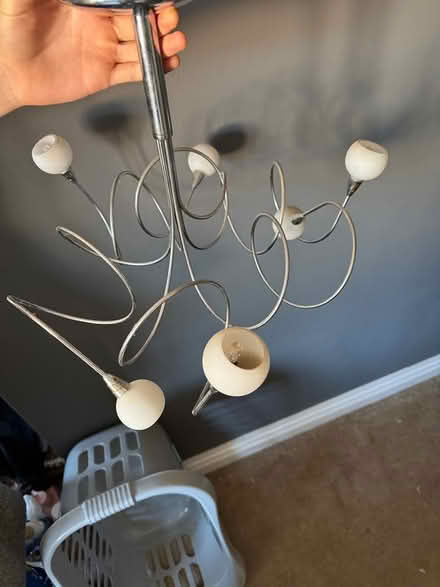 Photo of free Metal ceiling light (Kippax LS25) #3