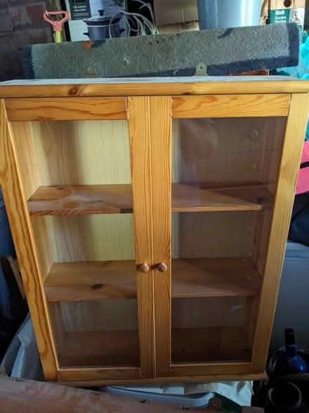 Photo of free Pine bathroom cabinet (BL8 3HW) #3