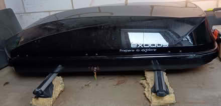 Photo of free Roof box, aero bars and foot pack (Bussage GL6) #2