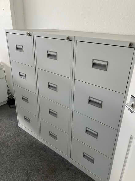 Photo of free Filing Cabinets x 3 (Hatfield) #3