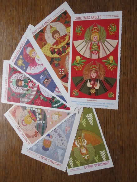 Photo of free Cardboard Christmas Angels (North Sheen TW9) #2
