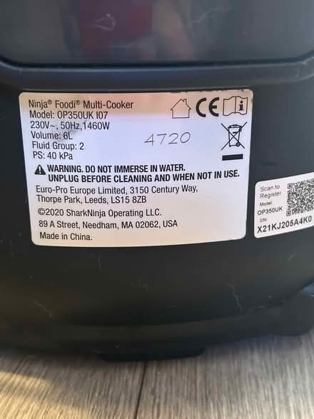 Photo of free Ninja 9 in 1 multi cooker (Heysham LA3) #2