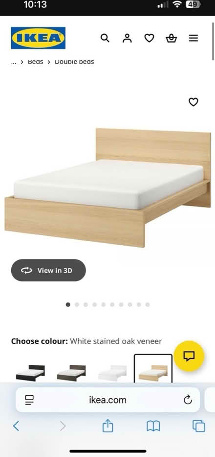 Photo of free King-size Ikea bed frame (Hampstead Heath/Belsize Park) #1