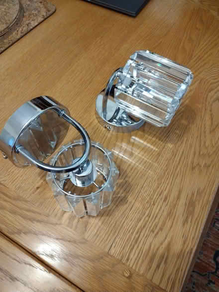 Photo of free 2 decorative wall lights (Barnard's Green WR14) #1