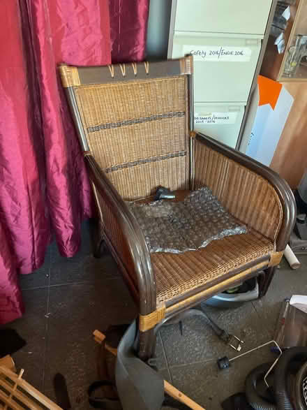 Photo of free Large Wicker chair (Boughton CH3) #1