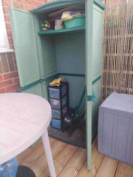 Photo of free Garden storage wardrobe (Little ridge, St Leonards TN37) #1