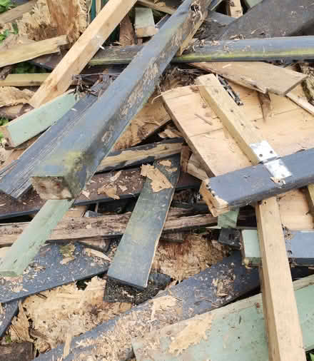 Photo of free Demolished shed, scrap fire wood (Low Beechburn DL15) #2