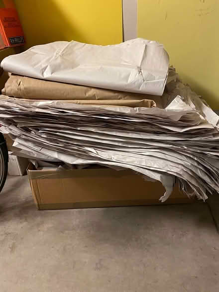 Photo of free Moving boxes and paper (Uptown) #2