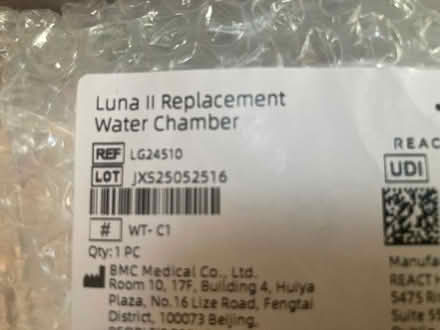 Photo of free CPAP replacement water chambers NEW (Ravenna) #1