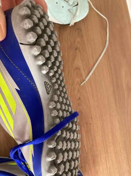 Photo of free Two pairs of boys size 2 football boots (Porthill SY3) #1
