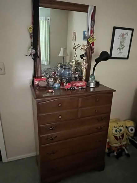 Photo of free dresser and mirror (Bridgewater, NJ) #1