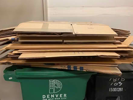 Photo of free Moving boxes and paper (Uptown) #1