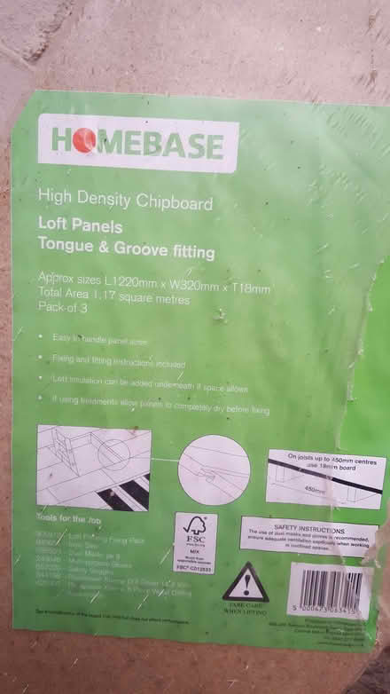 Photo of free high density chip board (New Greens AL3) #1