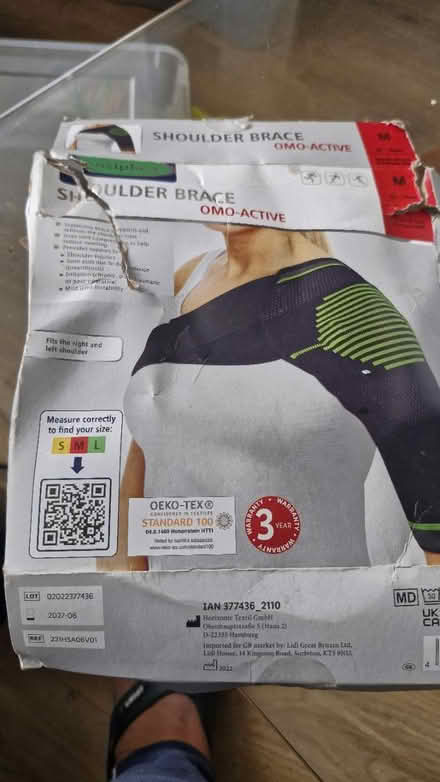 Photo of free Shoulder support (Walthamstow E17) #1