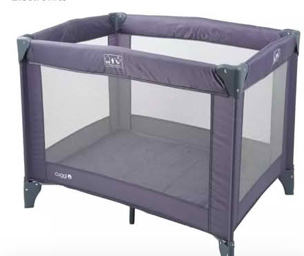 Photo of free Cuggl grey baby travel cot (Barnard's Green WR14) #1