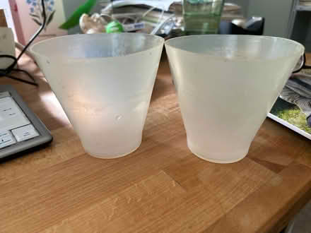Photo of free Two soft beakers 4 growing crystals (Stoke Newington N16) #1