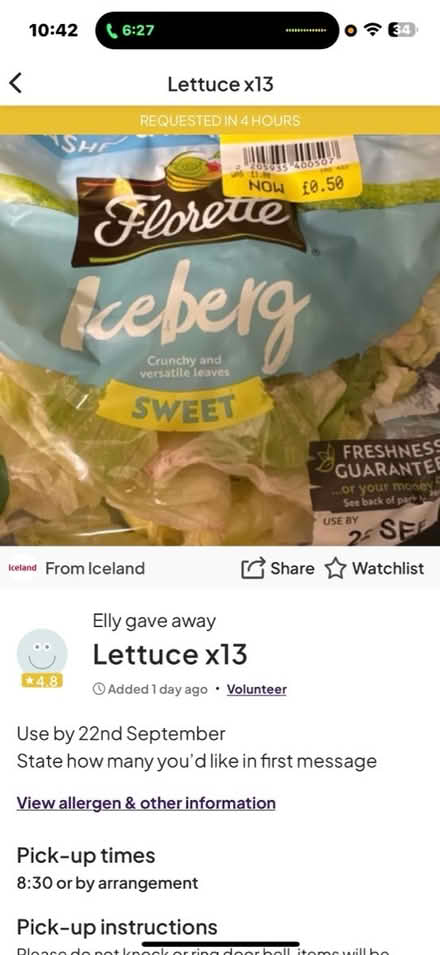 Photo of free 13 bags of lettuce (Loughton ig10 2ad) #1