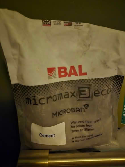 Photo of free Opened bag of Grout (S2 Highfield) #1