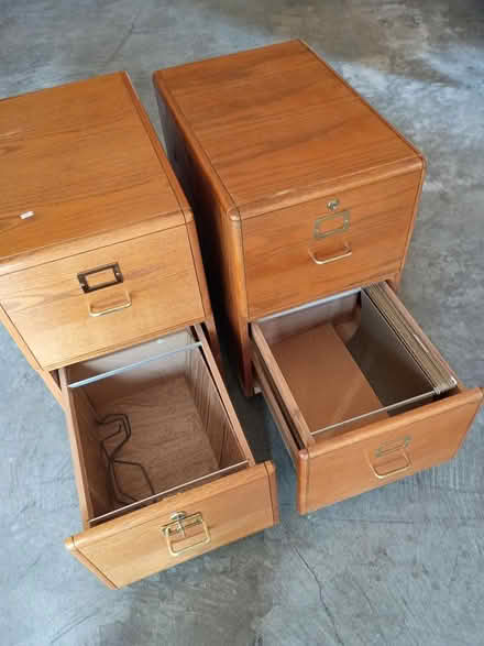 Photo of free Wood filing cabinets (Monroe, WA) #3
